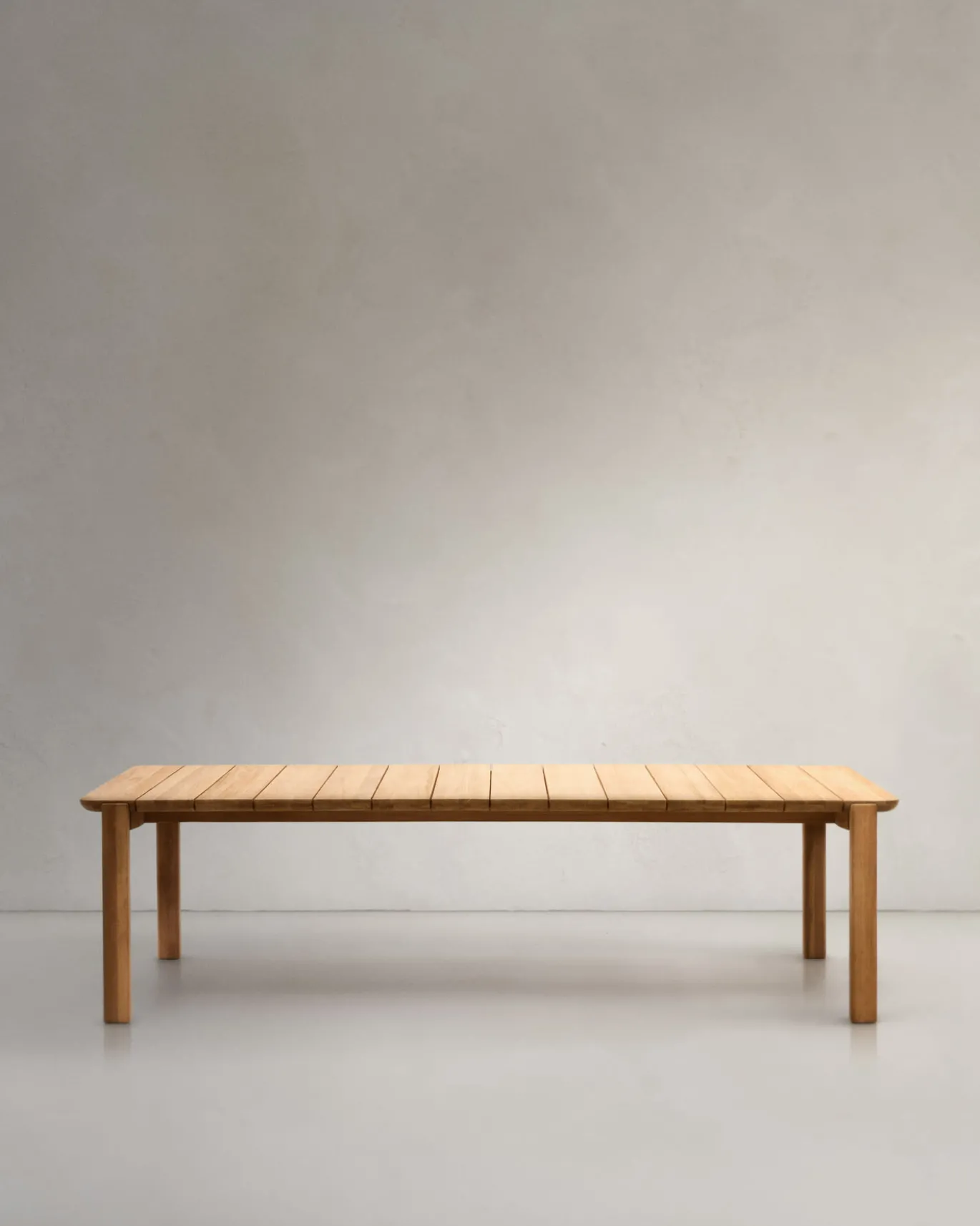 Kave Home Tafel Icaro Massief Teakhout 280x112cm