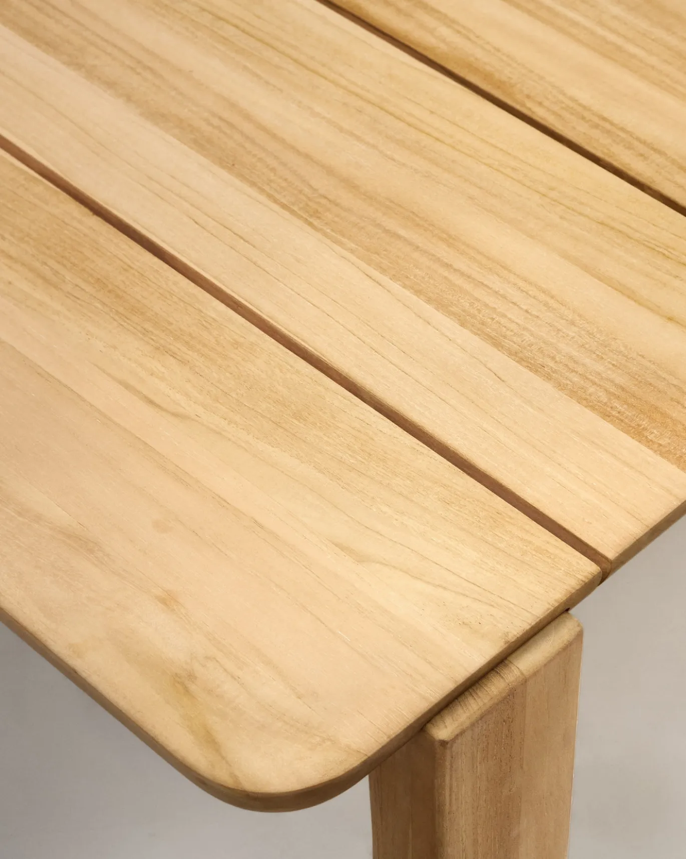 Kave Home Tafel Icaro Massief Teakhout 280x112cm