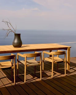 Kave Home Tafel Icaro Massief Teakhout 280x112cm