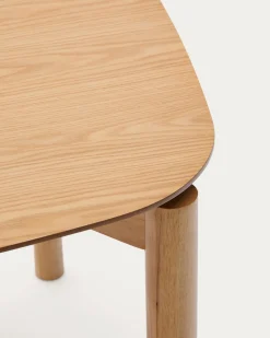 Kave Home Tafel Indara Essenhoutfineer en Rubberhout 160x90cm