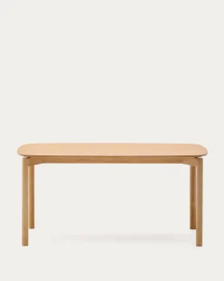 Kave Home Tafel Indara Essenhoutfineer en Rubberhout 160x90cm