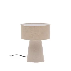 Kave Home Tafellamp Algaida Stof Grijs