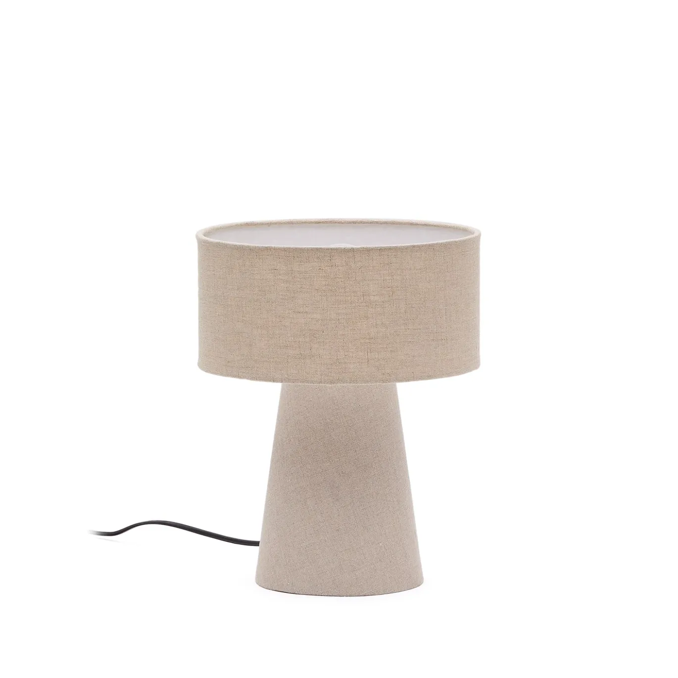 Kave Home Tafellamp Algaida Stof Grijs