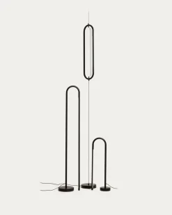 Kave Home Tafellamp Bow Zwart Aluminium