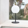 Kave Home Tafellamp Dinesh Outdoor Zwart Staal