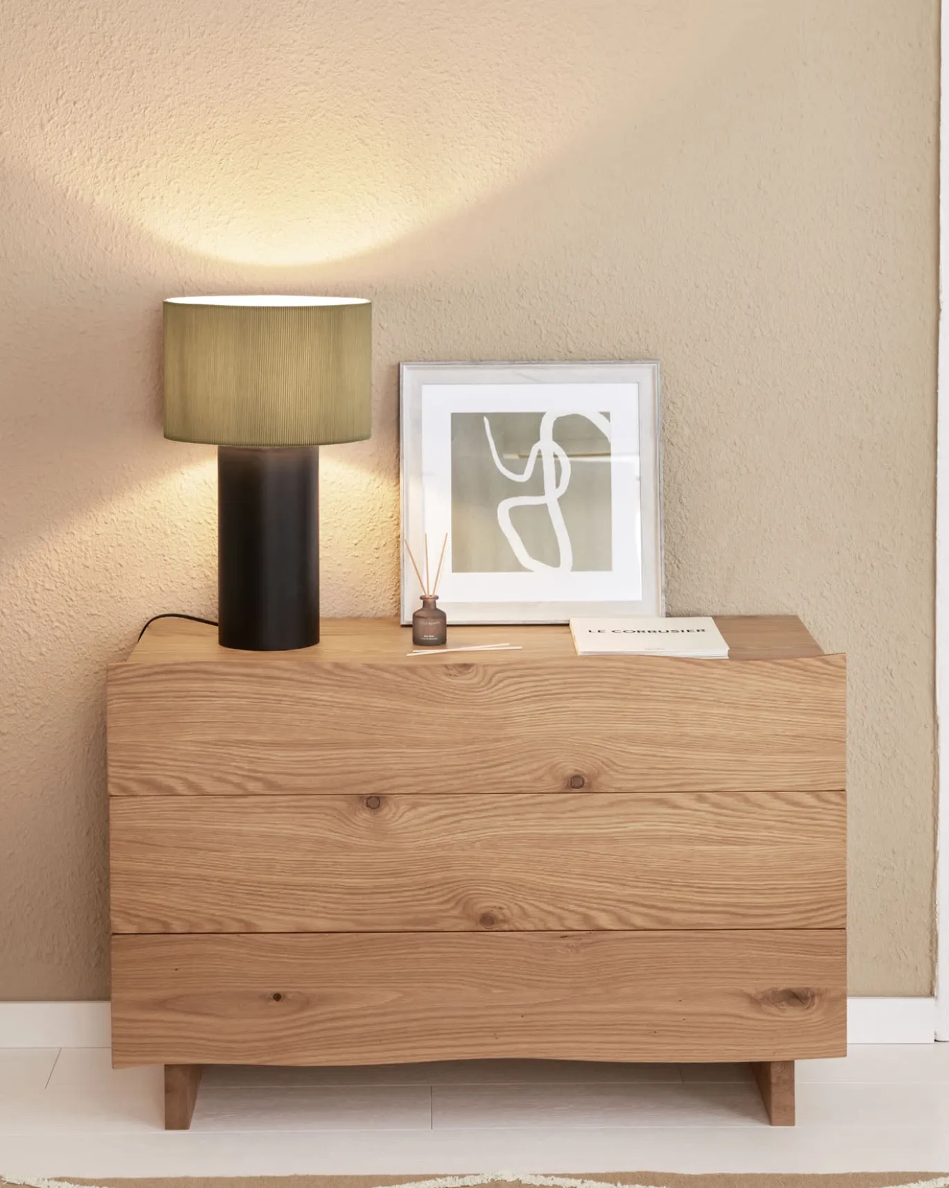 Kave Home Tafellamp Domicina Grijs/Zwart