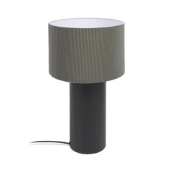 Kave Home Tafellamp Domicina Grijs/Zwart