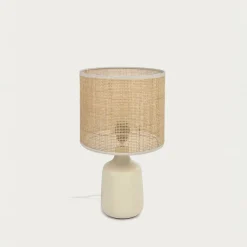 Kave Home Tafellamp Erna Bamboe Naturel