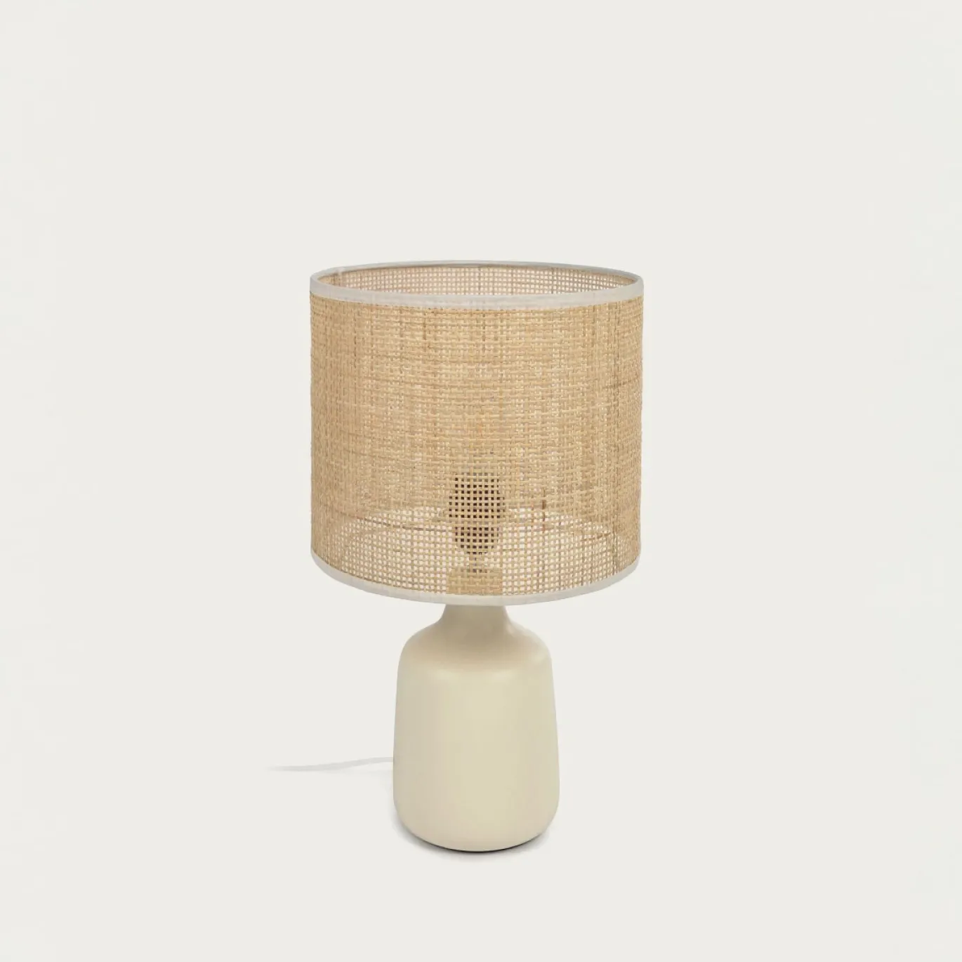Kave Home Tafellamp Erna Bamboe Naturel