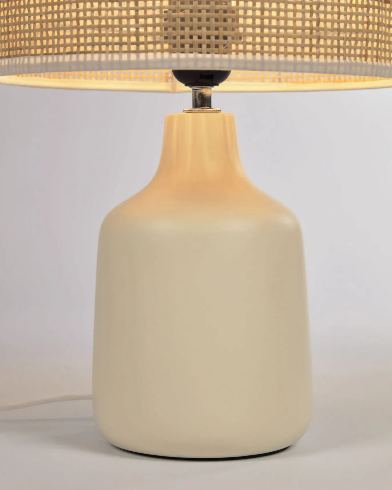Kave Home Tafellamp Erna Bamboe Naturel