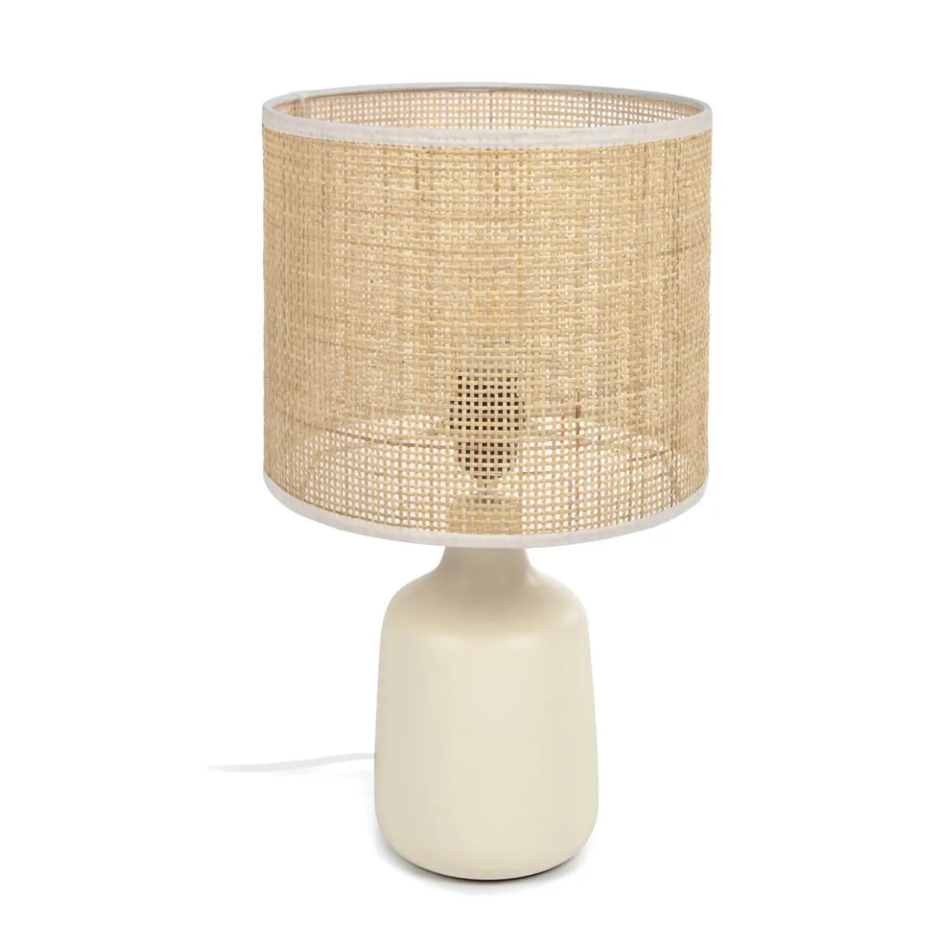 Kave Home Tafellamp Erna Bamboe Naturel