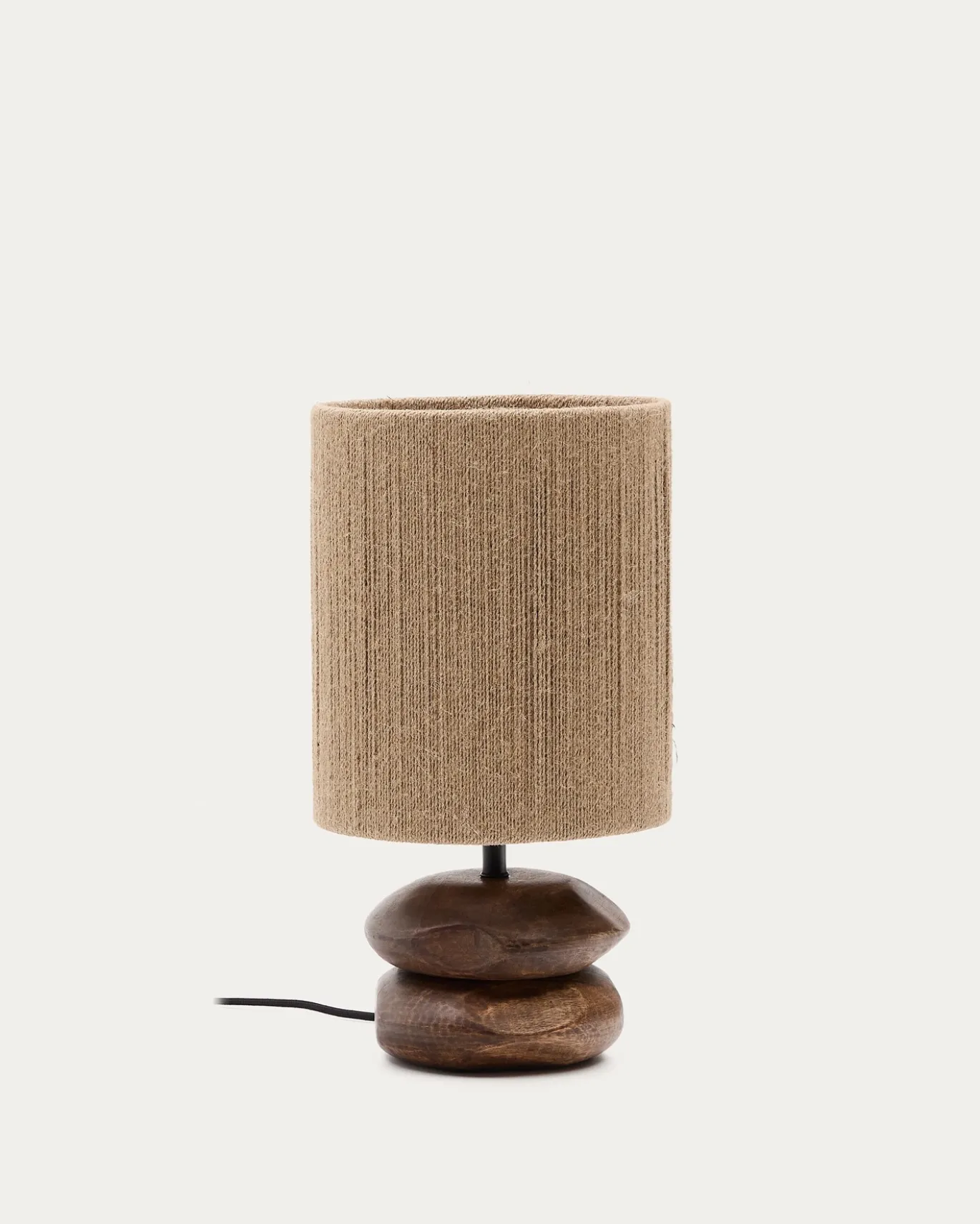 Kave Home Tafellamp Kor Acaciahout Donkerbruin
