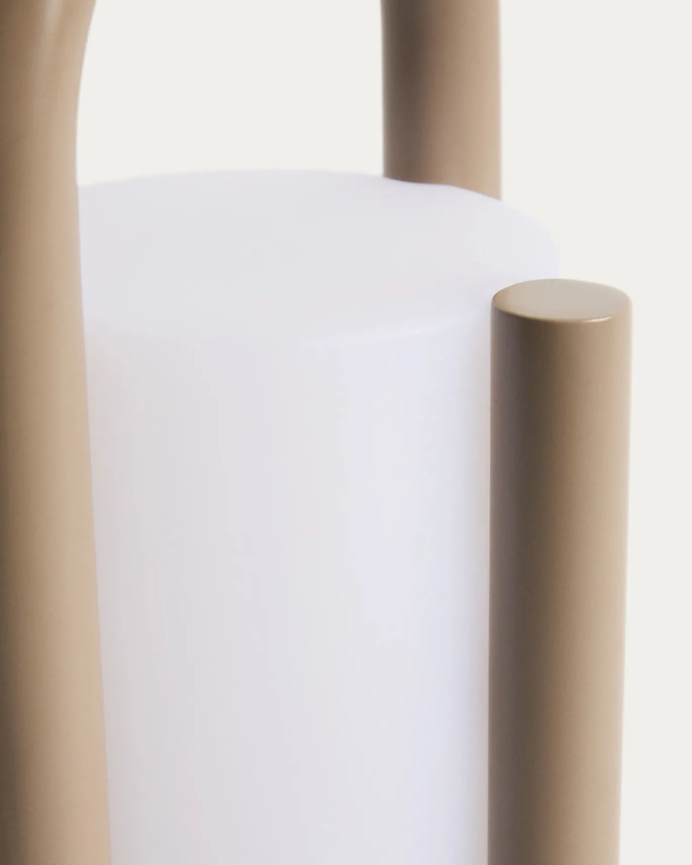 Kave Home Tafellamp Leros Staal Taupe Klein