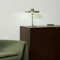 Kave Home Tafellamp Nuvira Zilver Geborsteld Metaal