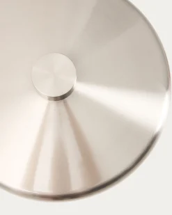 Kave Home Tafellamp Nuvira Zilver Geborsteld Metaal
