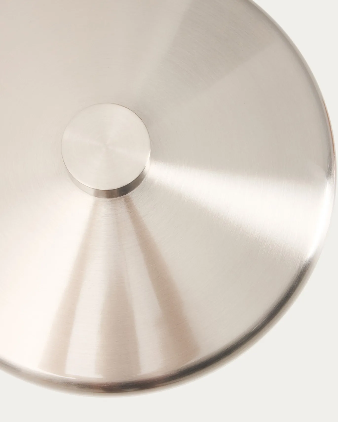 Kave Home Tafellamp Nuvira Zilver Geborsteld Metaal