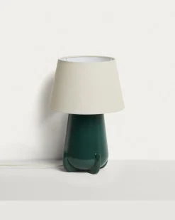 Kave Home Tafellamp Odra Keramiek Groen