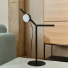 Kave Home Tafellamp Orey Zwart met Verstelbare Spot