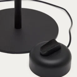 Kave Home Tafellamp Orey Zwart met Verstelbare Spot