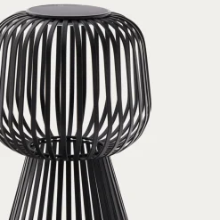 Kave Home Tafellamp Reiba Zwart op Zonne-Energie