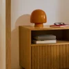 Kave Home Tafellamp Reig Oranje Glas