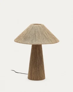 Kave Home Tafellamp Renee Natuurlijk Jute