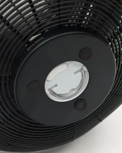 Kave Home Tafellamp Saranella Groot Zwart Synthetisch Rotan