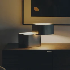 Kave Home Tafellamp Tandan Metaal Grijs