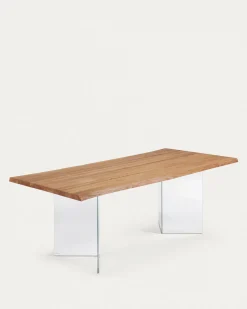 Kave Home Tafel Lotty Naturel Eiken Fineer 220x100cm