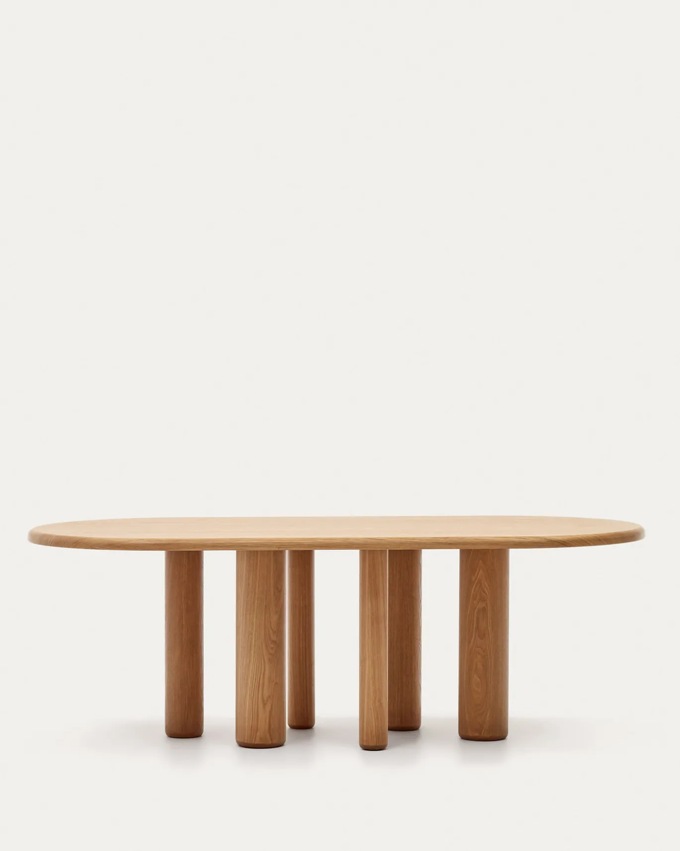 Kave Home Tafel Mailen Ovaal Essenfineer Naturel Ø220x105cm