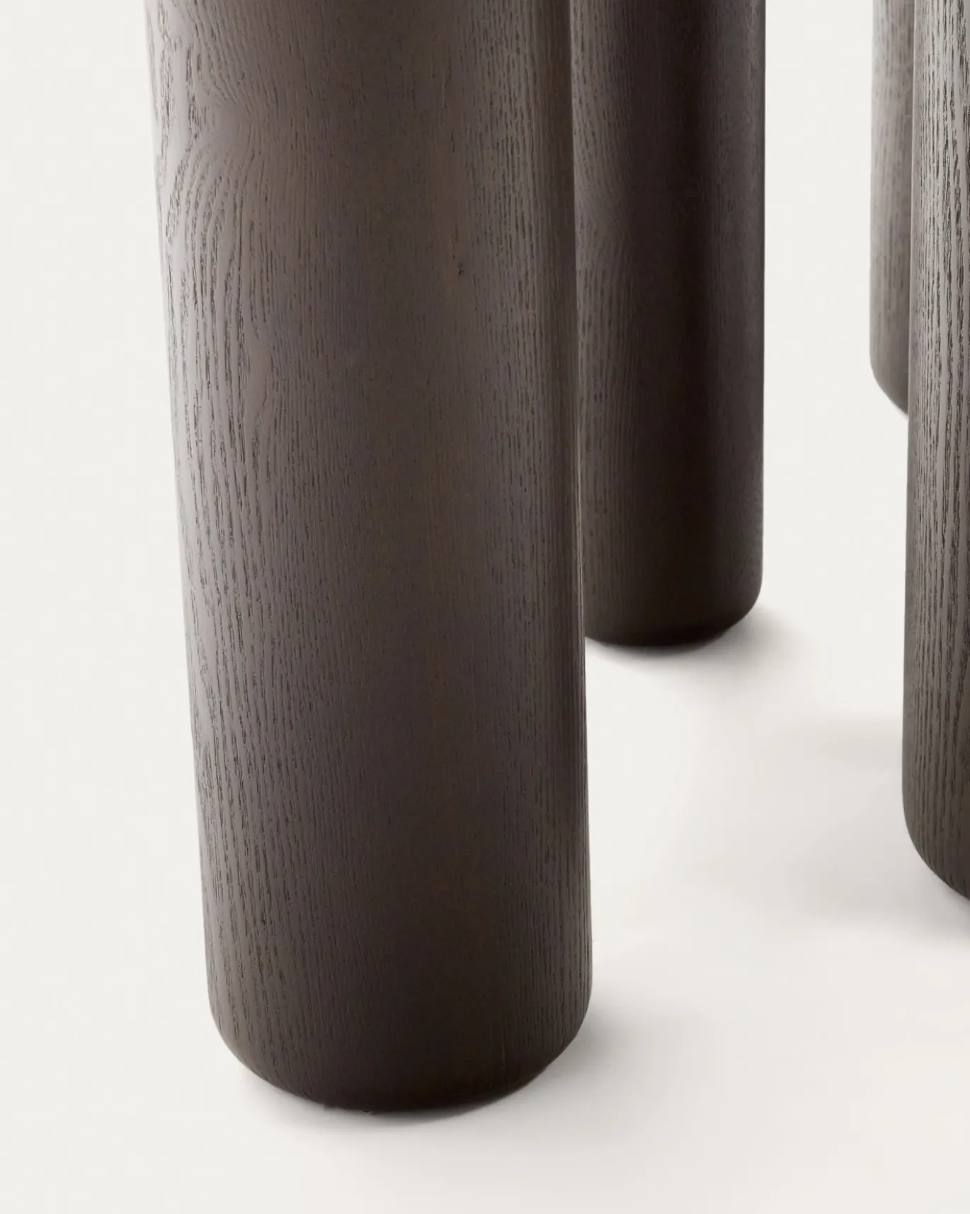 Kave Home Tafel Mailen Ovaal Essenfineer Walnoot Ø220x105cm