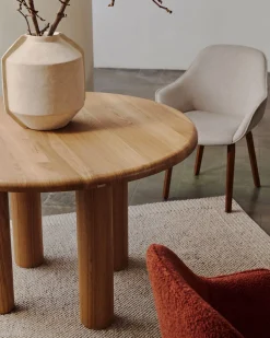 Kave Home Tafel Mailen Rond Essenfineer Naturel Ø120cm