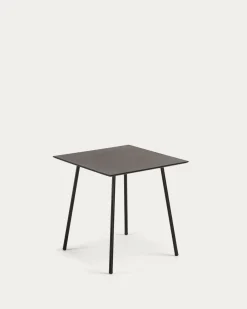 Kave Home Tafel Mathis Cementvezel Zwart 75x75cm