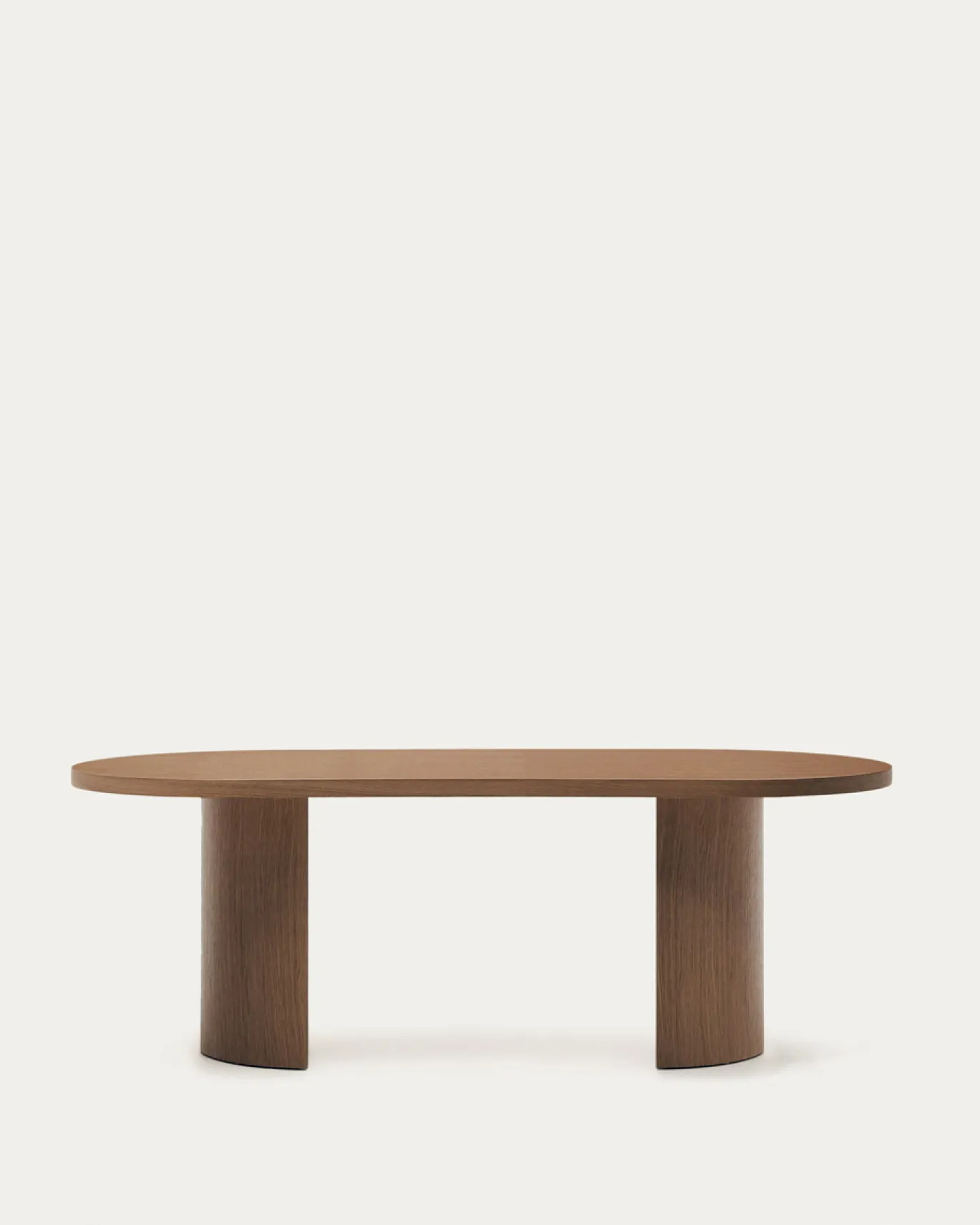 Kave Home Tafel Nealy Walnootfineer Donkere Afwerking 200x100cm