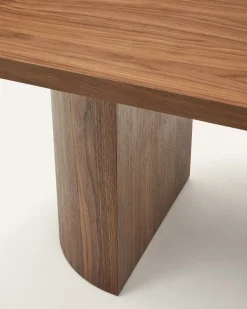 Kave Home Tafel Nealy Walnootfineer Donkere Afwerking 200x100cm