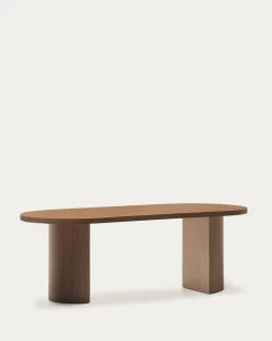 Kave Home Tafel Nealy Walnootfineer Donkere Afwerking 200x100cm