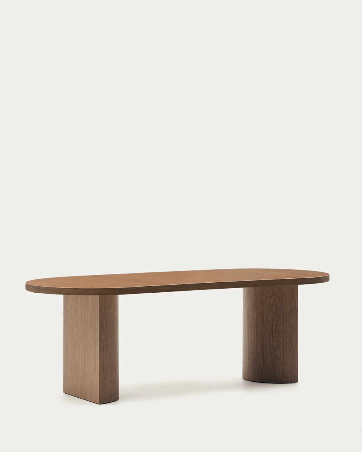 Kave Home Tafel Nealy Walnootfineer Donkere Afwerking 200x100cm