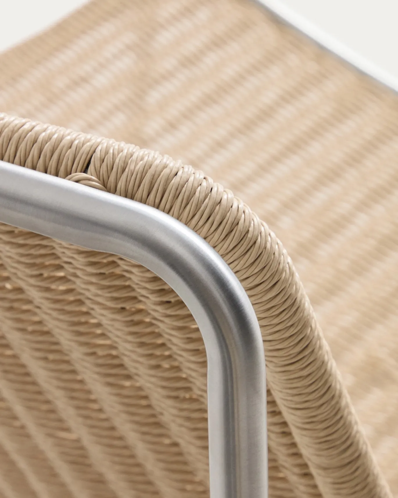 Kave Home Tavari Fauteuil Stapelbaar Beige