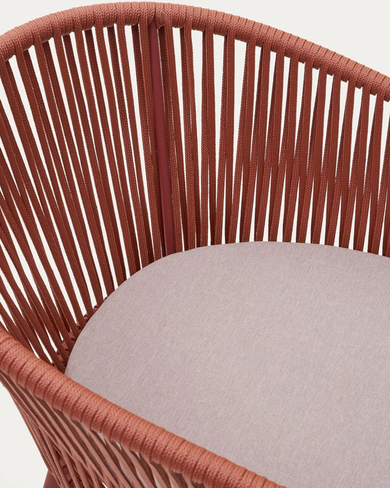 Kave Home Touwstoel Yanet Terracotta