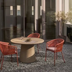 Kave Home Touwstoel Yanet Terracotta