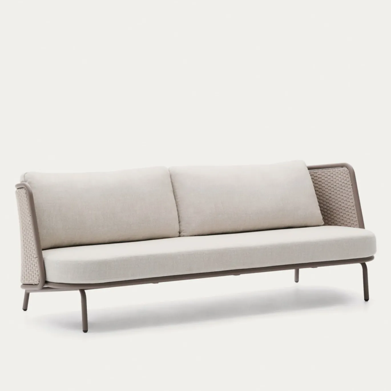 Kave Home Tuinbank Sedalis Taupe 3-Zits