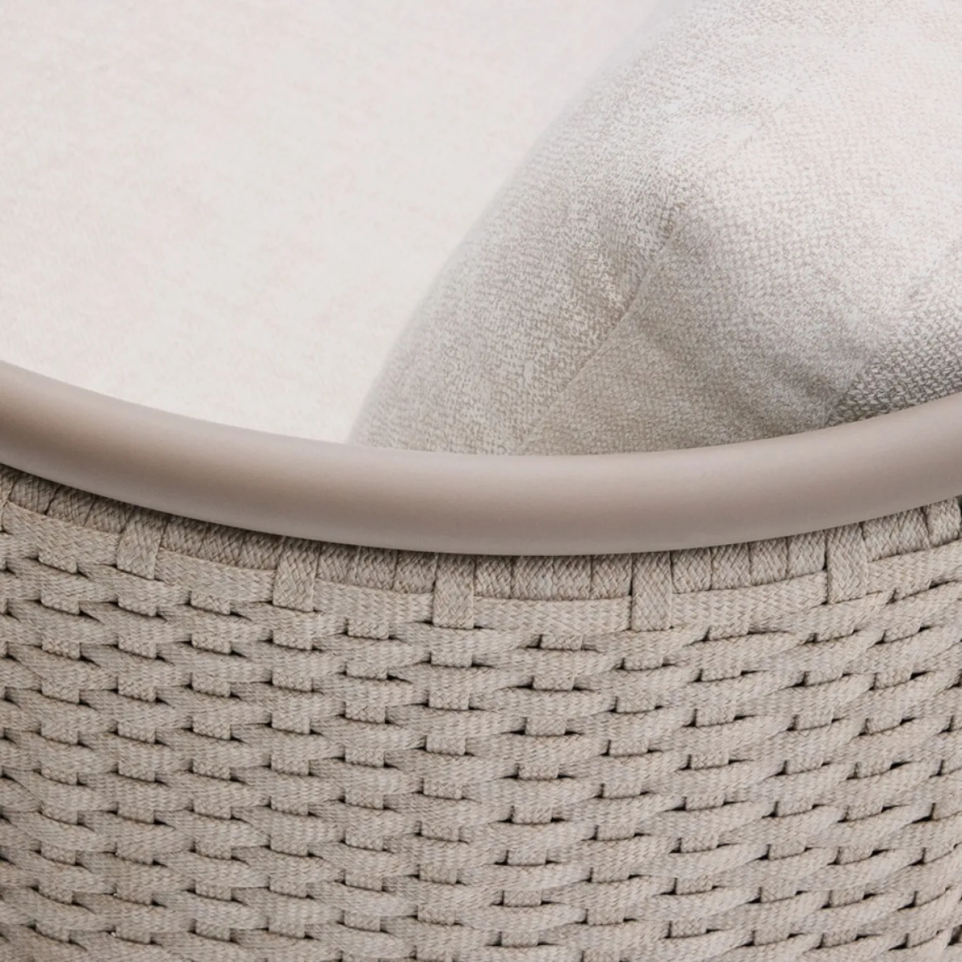 Kave Home Tuinbank Sedalis Taupe 3-Zits