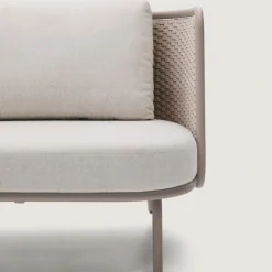 Kave Home Tuinbank Sedalis Taupe 3-Zits
