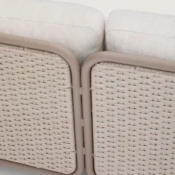 Kave Home Tuinbank Sedalis Taupe 3-Zits