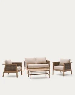 Kave Home Tuinset Alabe Acaciahout