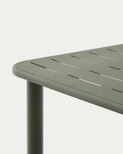 Kave Home Tuinset Brai Staal Groen 180x90cm