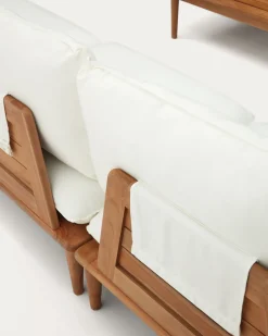 Kave Home Tuinset Portitxol Met 2 Salontafels Teakhout