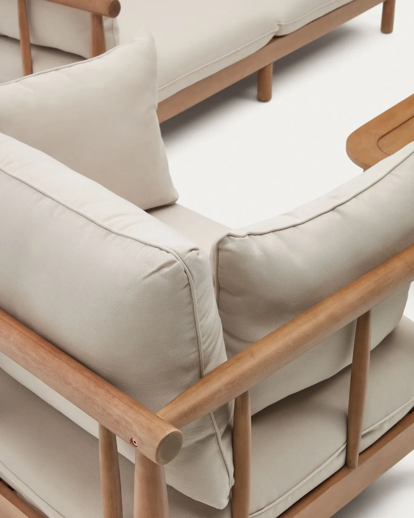Kave Home Tuinset Sacova Massief Eucalyptushout