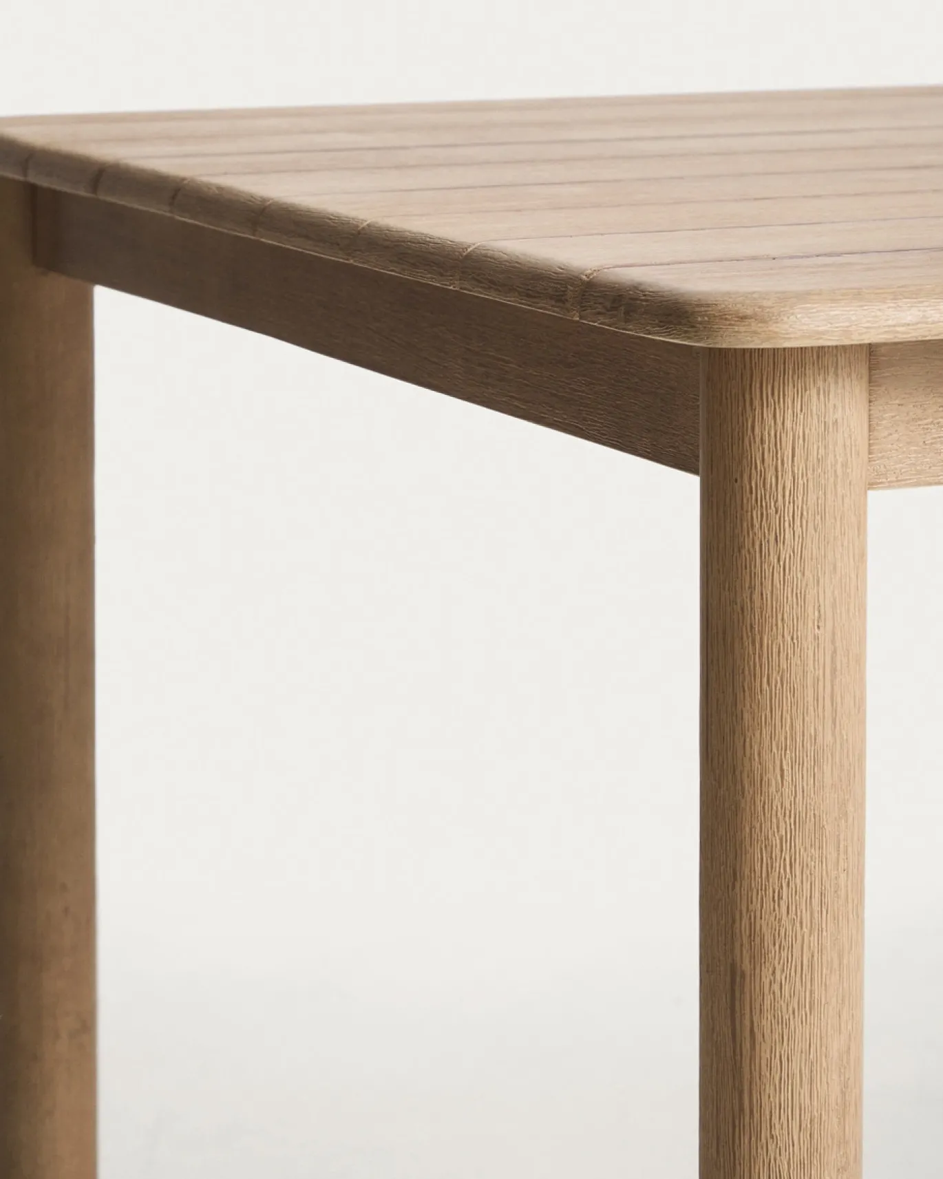 Kave Home Tuinset Sori Acaciahout Taupe Touw 4 stoelen