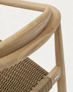 Kave Home Tuinset Sori Acaciahout Naturel 4 stoelen
